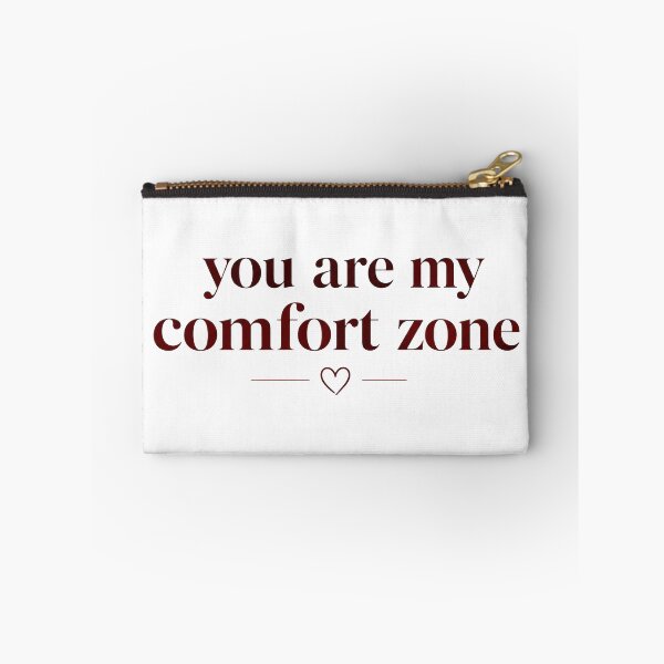Item preview, you are my comfort zone | romantic minimalist quote aesthetic designed and sold by Lovestickerco.