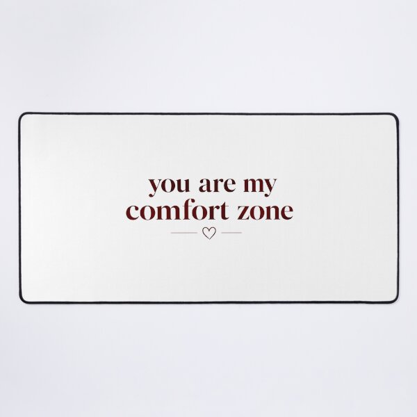 Item preview, you are my comfort zone | romantic minimalist quote aesthetic designed and sold by Lovestickerco.