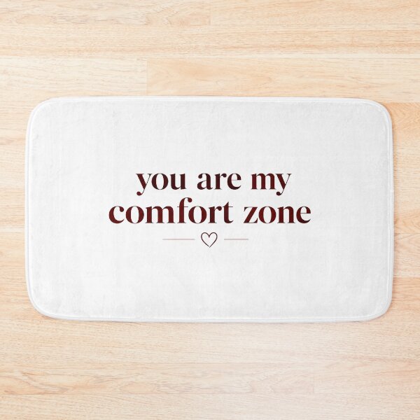 Item preview, you are my comfort zone | romantic minimalist quote aesthetic designed and sold by Lovestickerco.