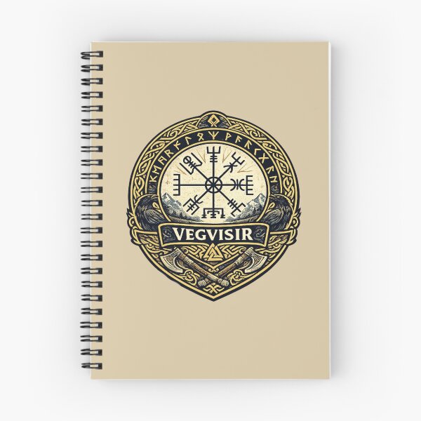 Item preview, Vegvisir Nordic Viking Compass designed and sold by Myra365Art.