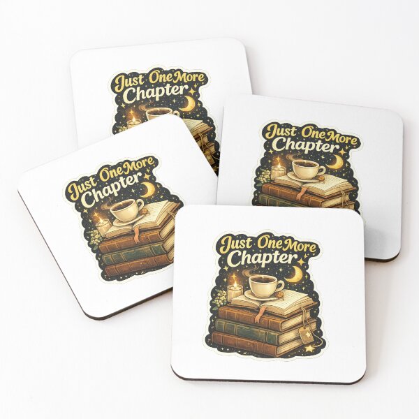 Item preview, Just One More Chapter Cozy Book Lover Retro Design designed and sold by Artbysarmina.