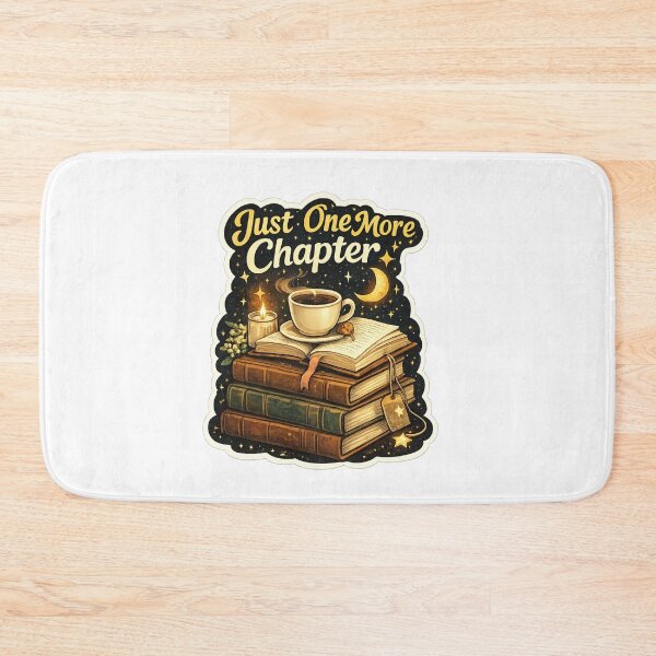 Item preview, Just One More Chapter Cozy Book Lover Retro Design designed and sold by Artbysarmina.