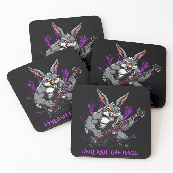 Item preview, Unleash the RAGE The Bassist Bunny designed and sold by JtSProjects.