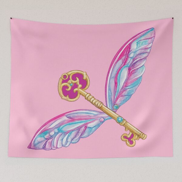 Item preview, Magical flying winged key designed and sold by YChangShop.