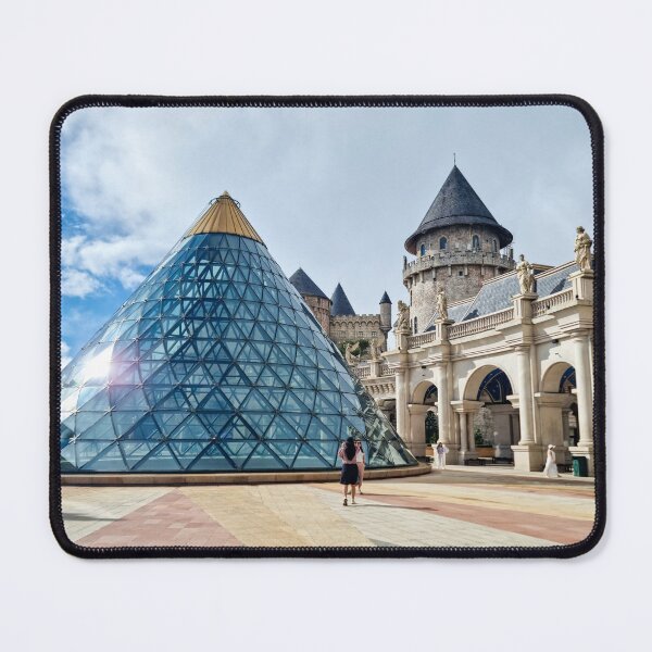 Item preview, Ba Na Hills, Da Nang - French Village in the Clouds | Vietnam Mountain Landscape Art designed and sold by Ross.A.Campbell.