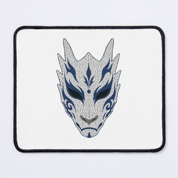 Item preview, Dragon Mask Mosaic Art – Geometric Design designed and sold by SandersonStudio.