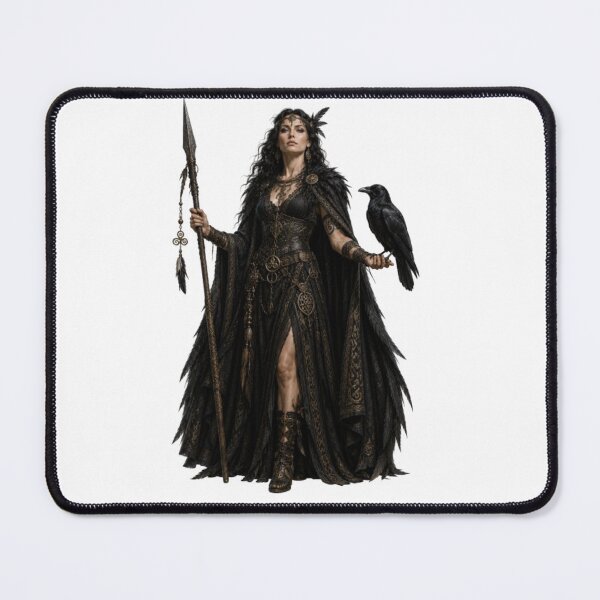 Item preview, Morrigan Celtic Goddess War Fate Ravens Mythology Design designed and sold by The Dark Files.