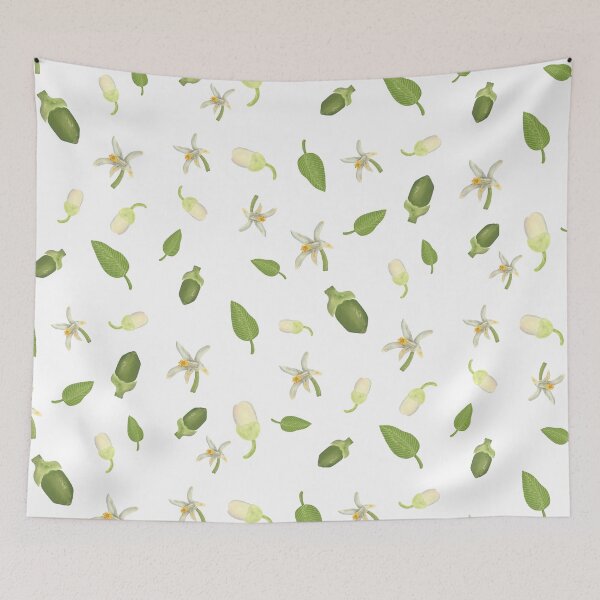 Item preview, Citrus Limon Botanical Pattern — Blue Lemon Studio Original Illustration designed and sold by BluelemonStudio.
