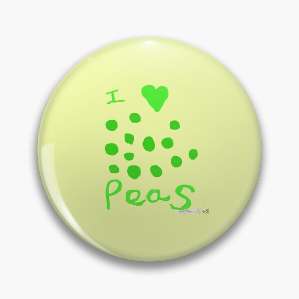 Item preview, I love peas  designed and sold by ArtistRebeccaLS.