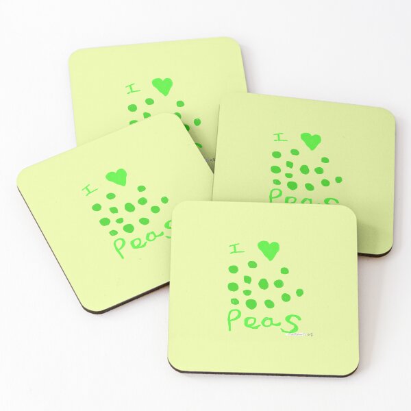 Item preview, I love peas  designed and sold by ArtistRebeccaLS.