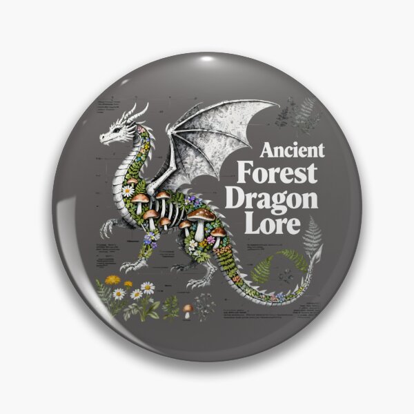 Item preview, Ancient Forest Dragon Lore Vintage Botanical Art designed and sold by auxincaftan0o.