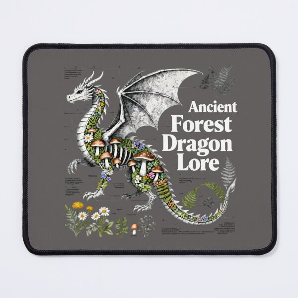 Item preview, Ancient Forest Dragon Lore Vintage Botanical Art designed and sold by auxincaftan0o.