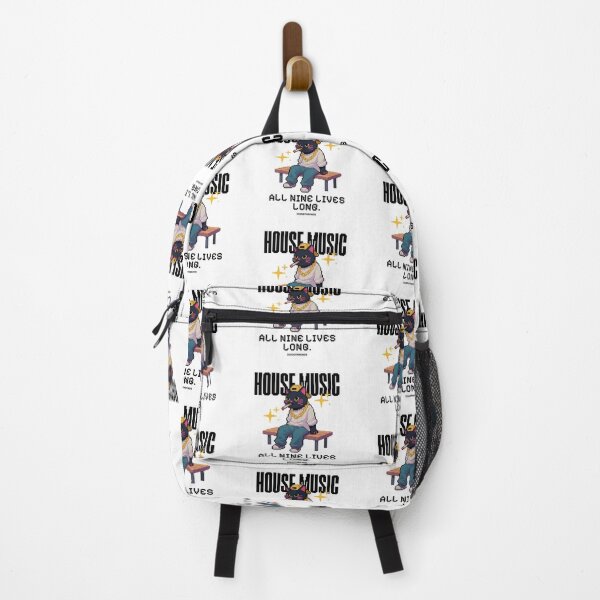 Item preview, HOUSE MUSIC - Smoking Cat Dj (Black) designed and sold by Discothreadz.