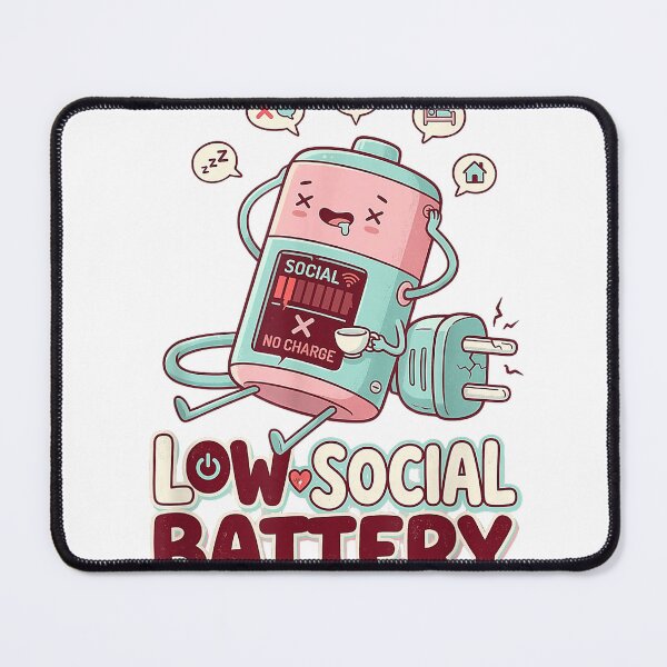 Item preview, Low Social Battery Funny Introvert Coffee T-Shirt designed and sold by gidget-gadget.
