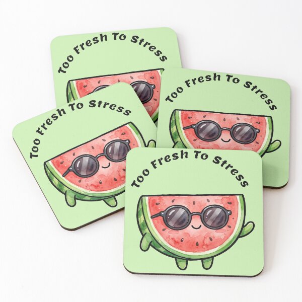 Item preview, Cute Watermelon Too Fresh To Stress designed and sold by POSTEPIC.