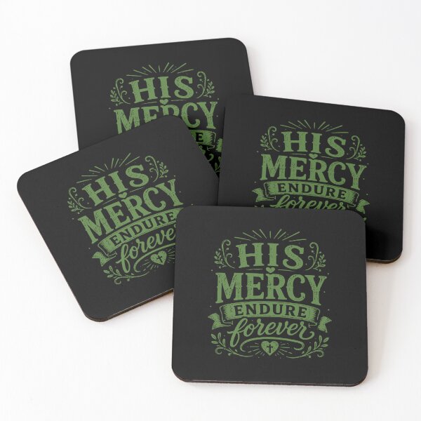 Item preview, His Mercy Endures Forever - Green Design designed and sold by MoriaStore.