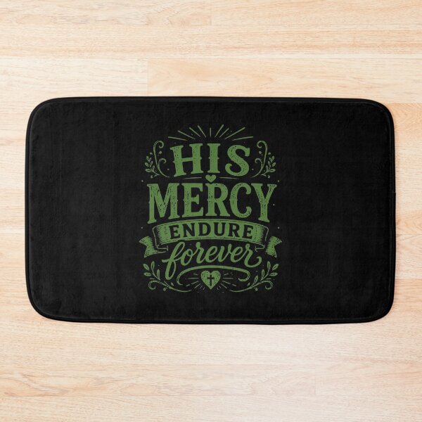 Item preview, His Mercy Endures Forever - Green Design designed and sold by MoriaStore.
