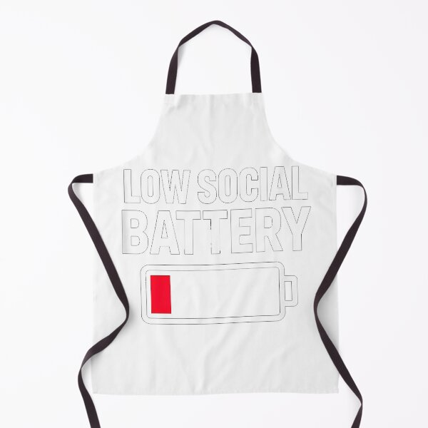 Item preview, Low Social Battery Funny Introvert T-Shirt designed and sold by gidget-gadget.