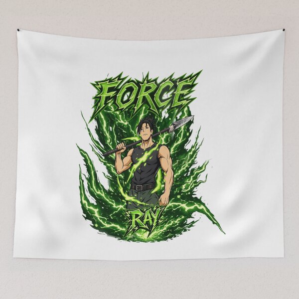 Item preview, Force Ray Anime Warrior Electric Power Aesthetic Design designed and sold by RAYapparel.