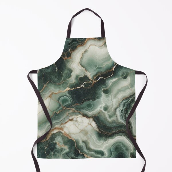 Item preview, Dark Jade Marble Swirl Pattern Rich Aesthetic designed and sold by WildStroke.
