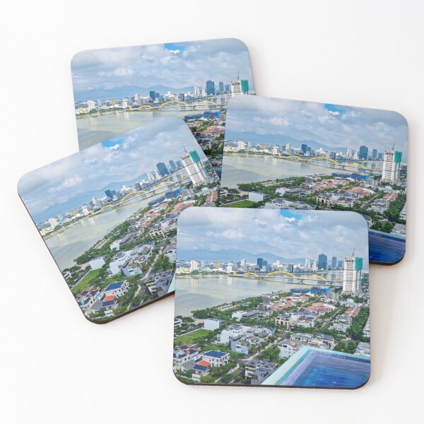 Item preview, Han River, Da Nang - City of Bridges | Vietnam Modern Urban Skyline Art designed and sold by Ross.A.Campbell.