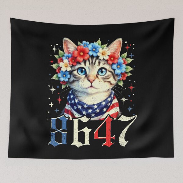 Item preview, 86 47 Anti-Trump Subtle Anti Trump 8647 Cat designed and sold by Ortigzitoun.