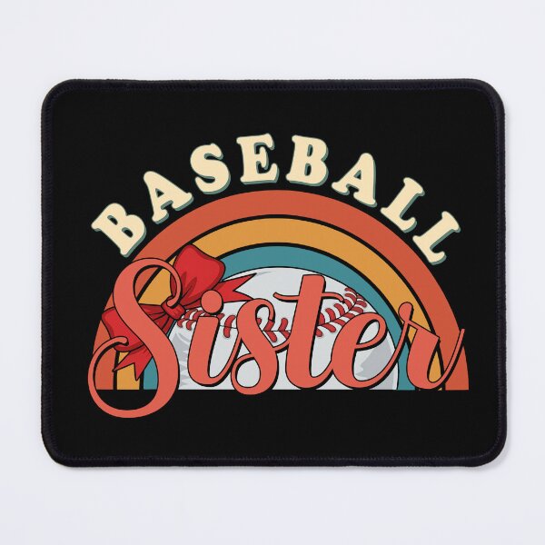 Item preview, Retro Baseball Sister Rainbow Bow designed and sold by KIROSALS.