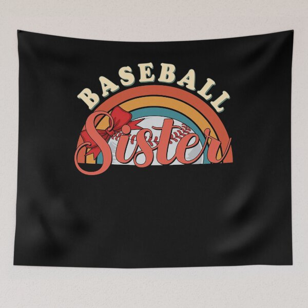 Item preview, Retro Baseball Sister Rainbow Bow designed and sold by KIROSALS.