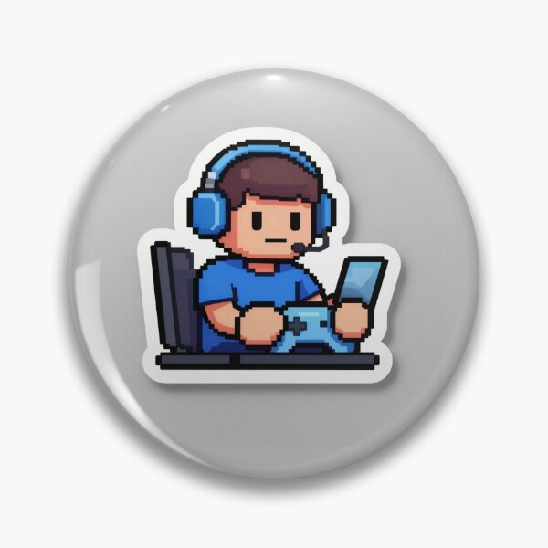Item preview, Video Game player pixel art designed and sold by Aibymark.