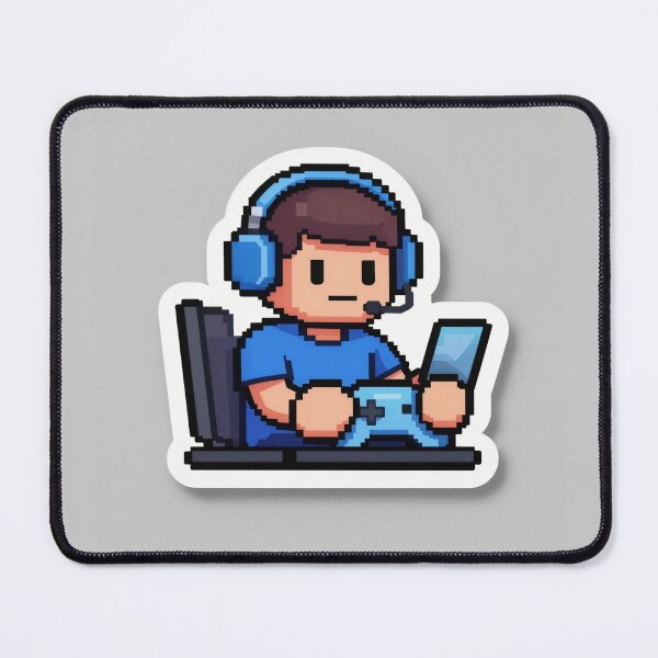 Item preview, Video Game player pixel art designed and sold by Aibymark.