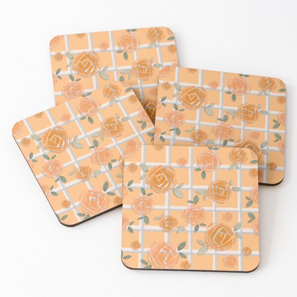 Item preview, Vintage Orange Roses designed and sold by Qi7.studio.