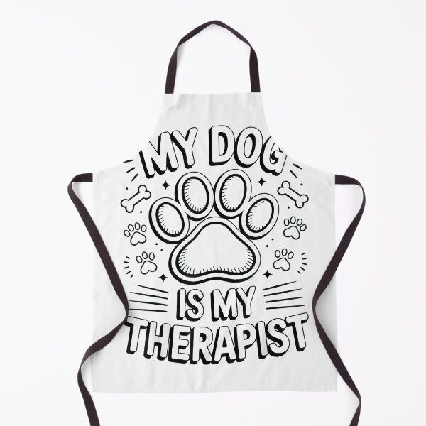 Item preview, My Dog is My Therapist Funny Dog Lover T-Shirt designed and sold by SubStudio97.