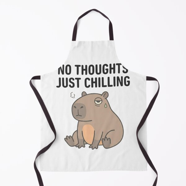 Item preview, Funny Capybara No Thoughts Just Chilling T-Shirt – Cute Chill Meme designed and sold by DIRTYSKETCHH.