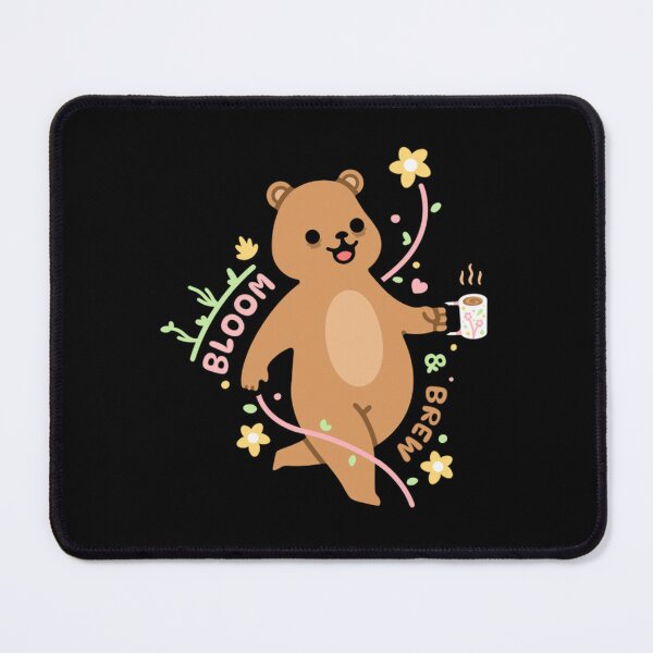 Item preview, Spring Coffee Kickoff Cute Bear With Mug Art designed and sold by scribblehappin.