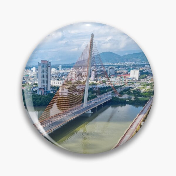 Item preview, Han River, Da Nang - City of Bridges | Vietnam Modern Urban Skyline Art designed and sold by Ross.A.Campbell.