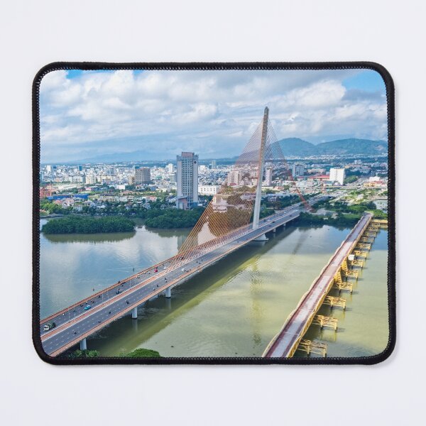Item preview, Han River, Da Nang - City of Bridges | Vietnam Modern Urban Skyline Art designed and sold by Ross.A.Campbell.