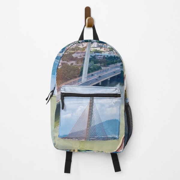 Item preview, Han River, Da Nang - City of Bridges | Vietnam Modern Urban Skyline Art designed and sold by Ross.A.Campbell.