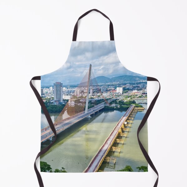 Item preview, Han River, Da Nang - City of Bridges | Vietnam Modern Urban Skyline Art designed and sold by Ross.A.Campbell.