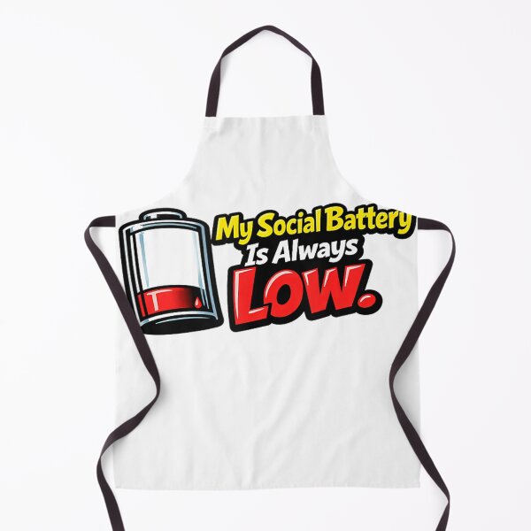 Item preview, My Social Battery is Always Low, Funny Introvert Tank Top designed and sold by SubStudio97.