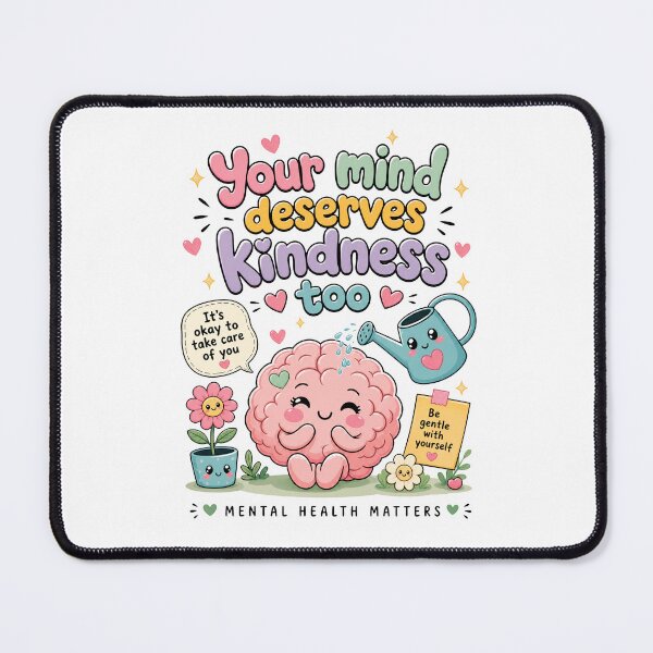 Item preview, Your Mind Deserves Kindness Too | Mental Health designed and sold by merchxwear.