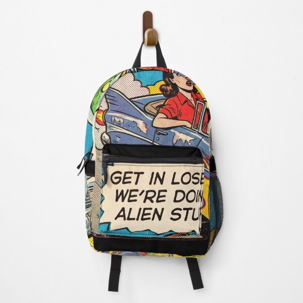Item preview, Pop Art Comic Get In Loser Doing Alien Stuff designed and sold by ryanguas.