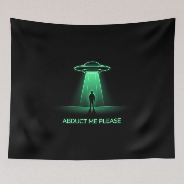 Item preview, Tech Noir Minimalist UFO Abduct Me Please Beam designed and sold by ryanguas.