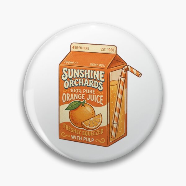 Item preview, A Classic Orange Juice Box designed and sold by ajamzbox.