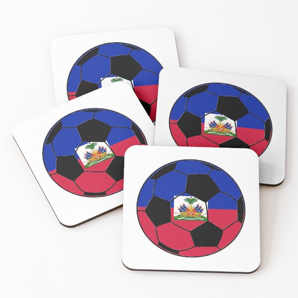 Item preview, Haiti Flag Soccer Ball designed and sold by FinalScoreClub.