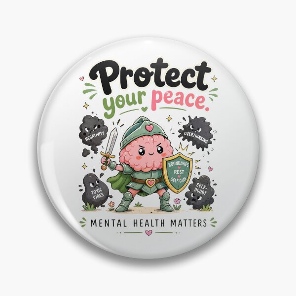 Item preview, Protect Your Peace | Mental Health designed and sold by merchxwear.