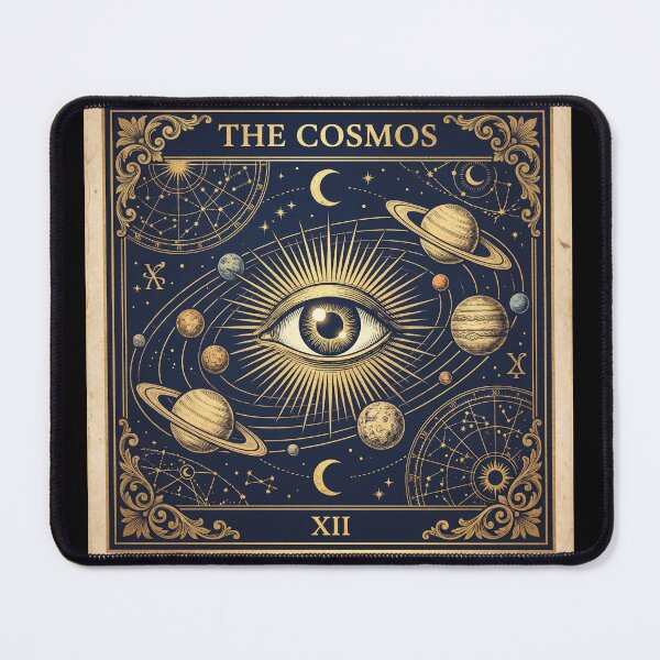 Item preview, Mystical Gold Foil The Cosmos Tarot Card Eye designed and sold by ryanguas.