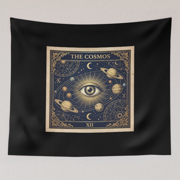 Item preview, Mystical Gold Foil The Cosmos Tarot Card Eye designed and sold by ryanguas.