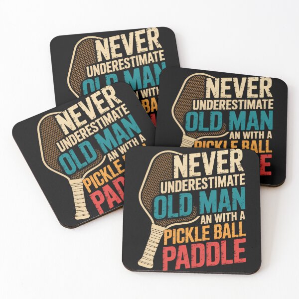 Item preview, Never Underestimate an Old Man with A Pickleball Paddle designed and sold by TrinaEspinoza.