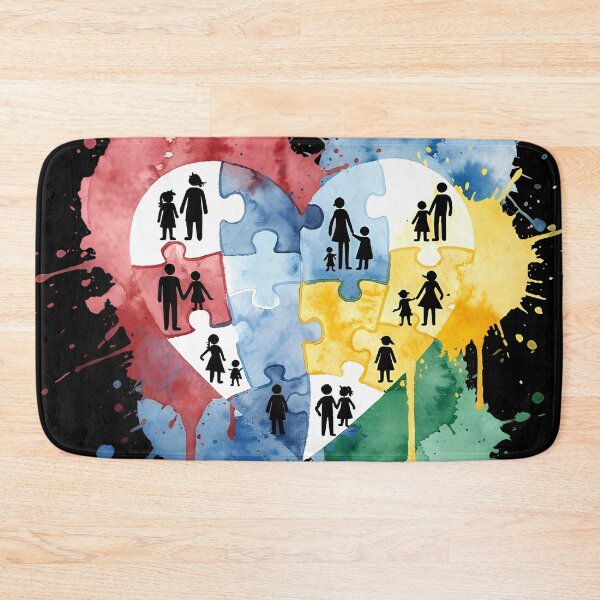 Item preview, United By Love Family Heart Design designed and sold by Ekracreatives.