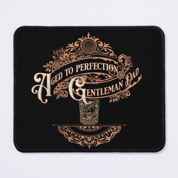 Item preview, Aged to Perfection Gentleman Dad — Victorian Speakeasy Whiskey Glass designed and sold by Nacho Average Designs.